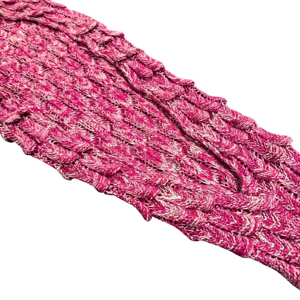 Marled Purple Knit Mermaid‎ Tail Blanket Y2K Nautical Coastal Lounge